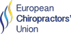 european chiropractors union logo